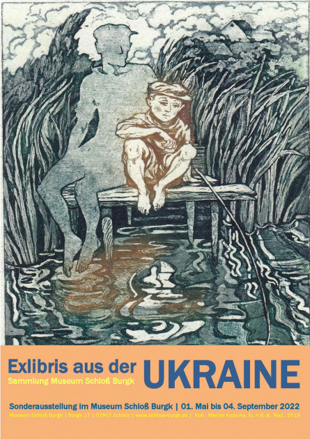 plakat ukrainische exlibris c schloss burgk