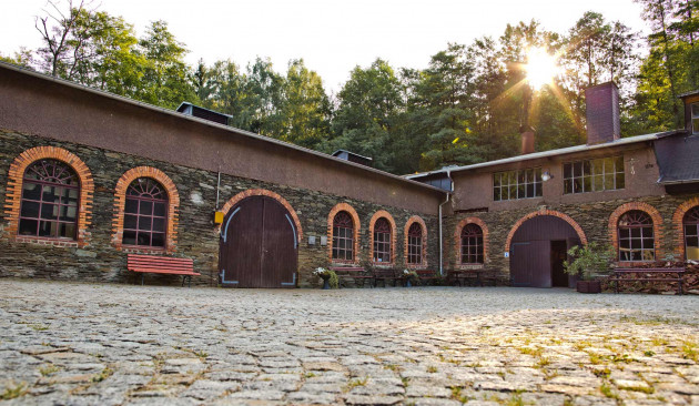 Historischer Innenhof Gießerei Heinrichshuette